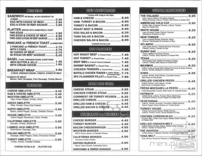 Aviation Deli & Grill - Glen Burnie, MD menu_pic