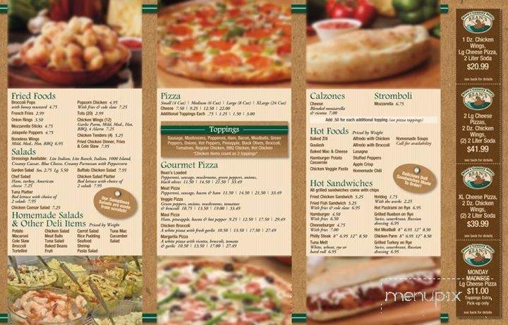 Bean's Country Store - Queensbury, NY menu_pic