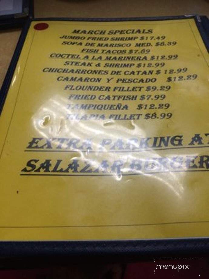 Casa De Marisco - Weslaco, TX menu_pic