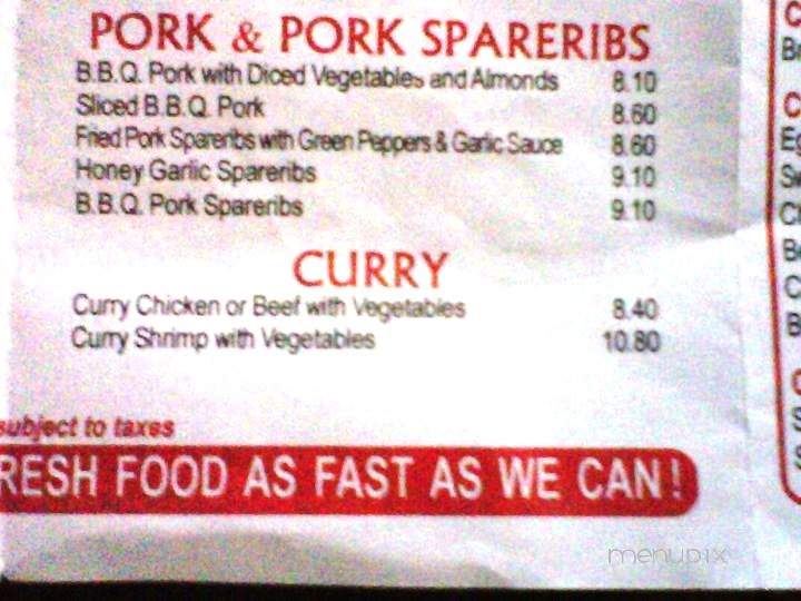 Orient Restaurant-Tavern - Sudbury, ON menu_pic