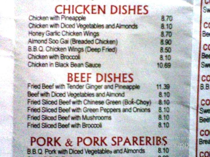 Orient Restaurant-Tavern - Sudbury, ON menu_pic