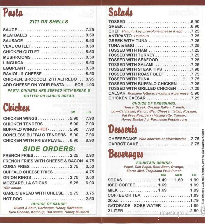 Supreme Pizza & Subs - Whitman, MA menu_pic