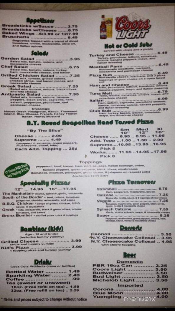 Little Italy Pizza - Bristol, TN menu_pic