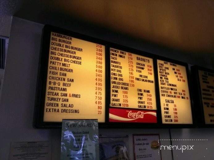 Little Jocko's - Nipomo, CA menu_pic
