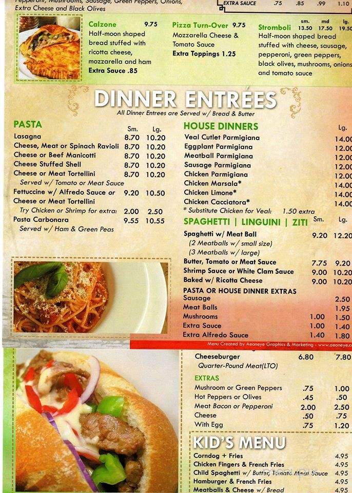 Padrino's Pizza - Dale City, VA menu_pic