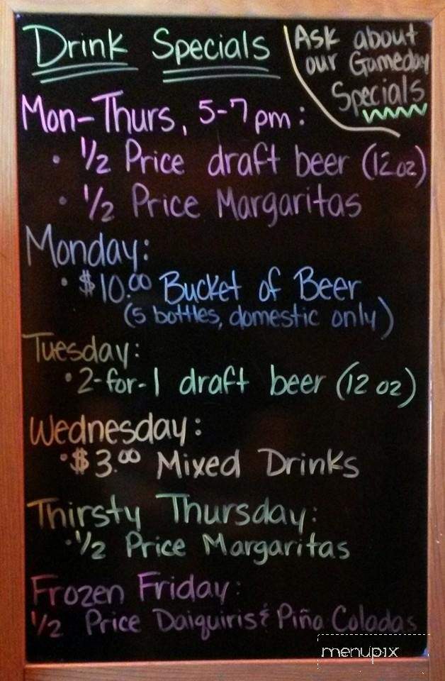 Double D Steakhouse - Deridder, LA menu_pic