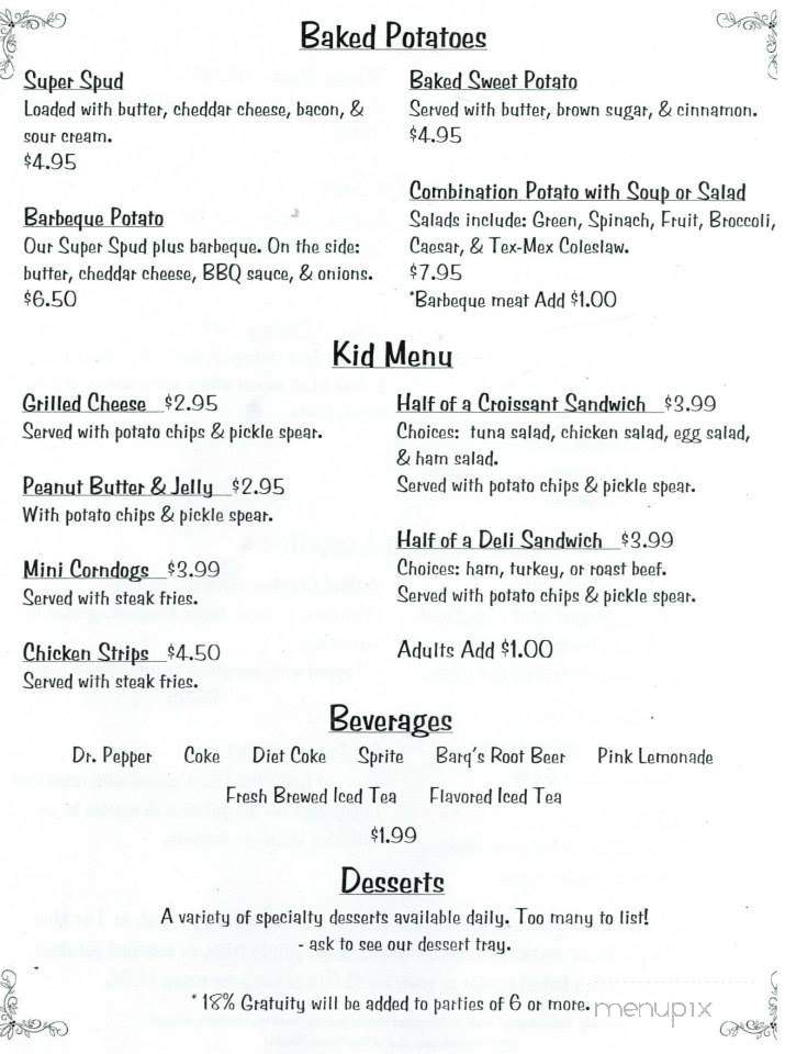 Picket Fence - Clute, TX menu_pic