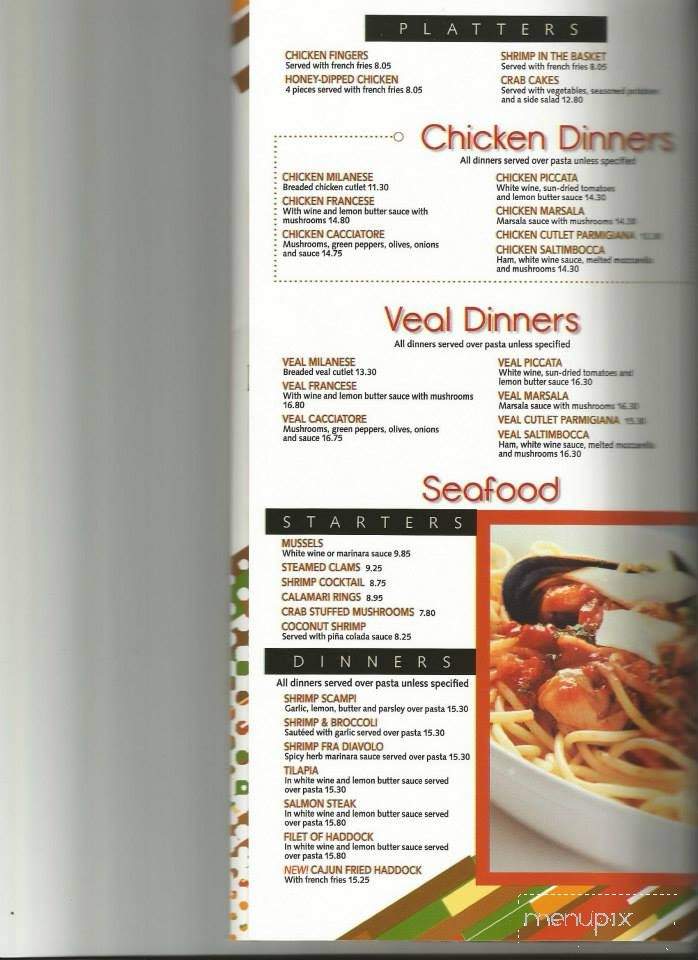 Basile's Italian Restaurant & Pizza - Tamaqua, PA menu_pic