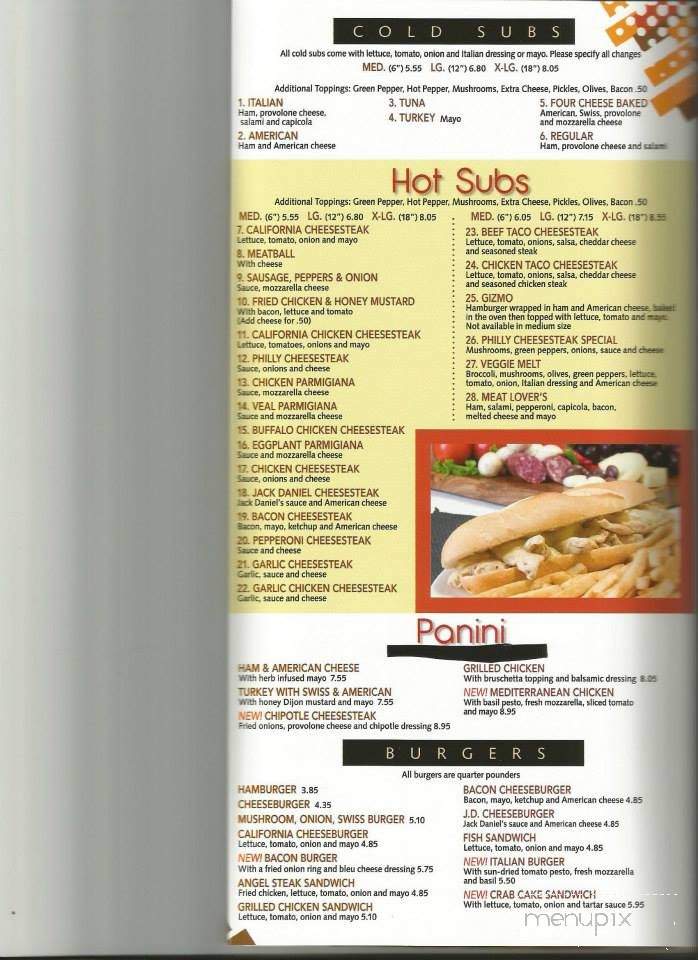Basile's Italian Restaurant & Pizza - Tamaqua, PA menu_pic