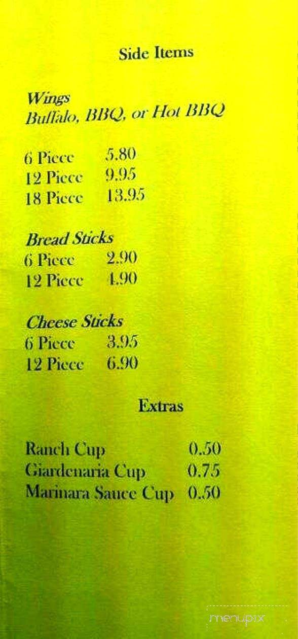 Mike's Pizza - Gurnee, IL menu_pic