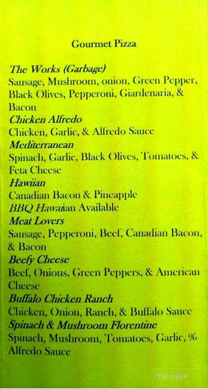 Mike's Pizza - Gurnee, IL menu_pic