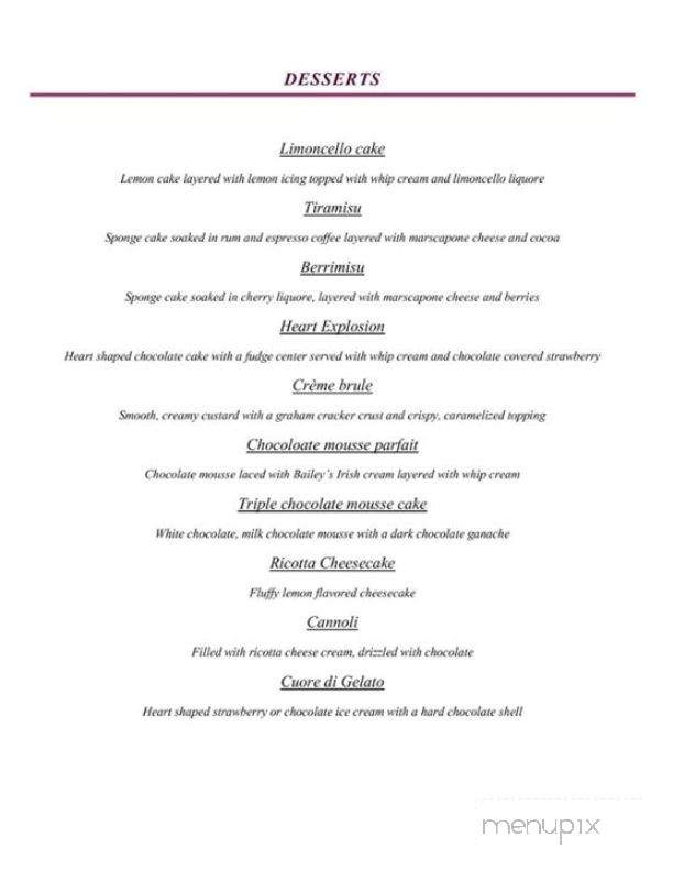 Zaccone's - Philadelphia, PA menu_pic