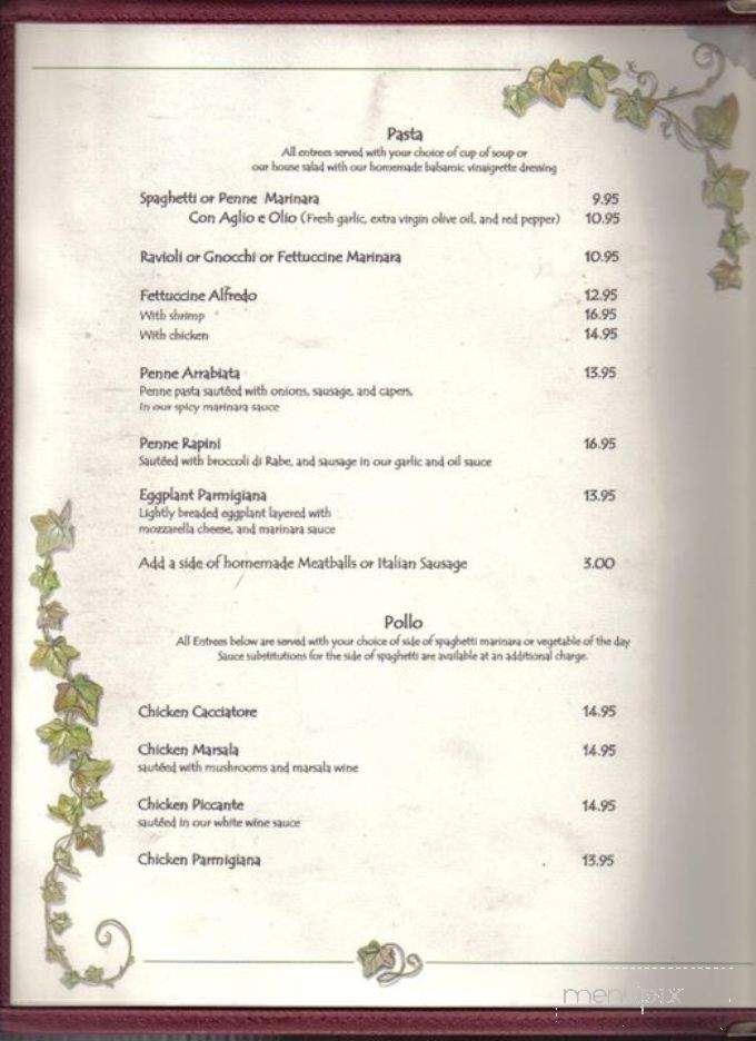 Zaccone's - Philadelphia, PA menu_pic