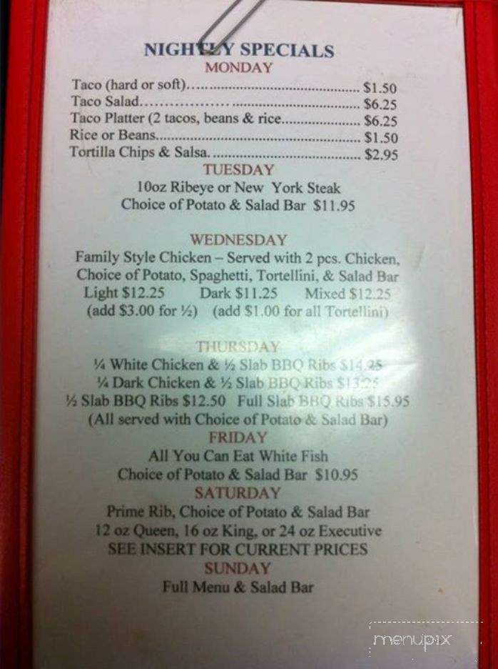 The Wedron Office - Ottawa, IL menu_pic