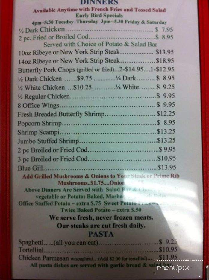 The Wedron Office - Ottawa, IL menu_pic