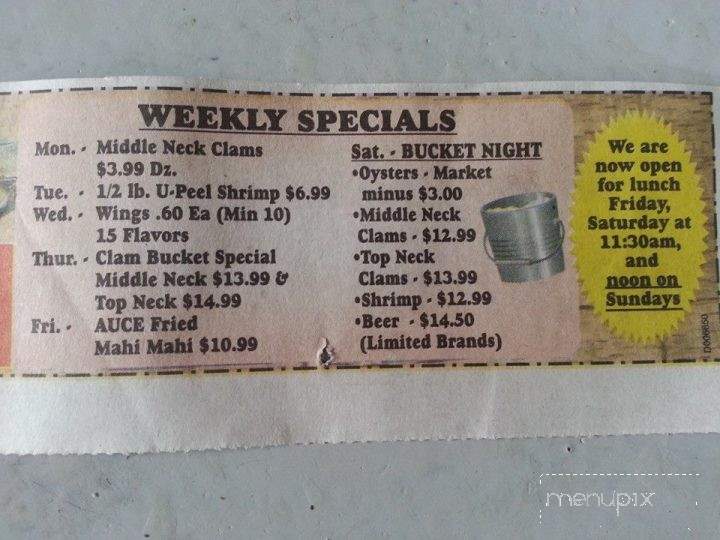 Oyster Troff - Eustis, FL menu_pic