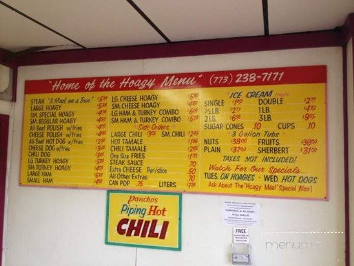 Home Of The Hoagy - Chicago, IL menu_pic
