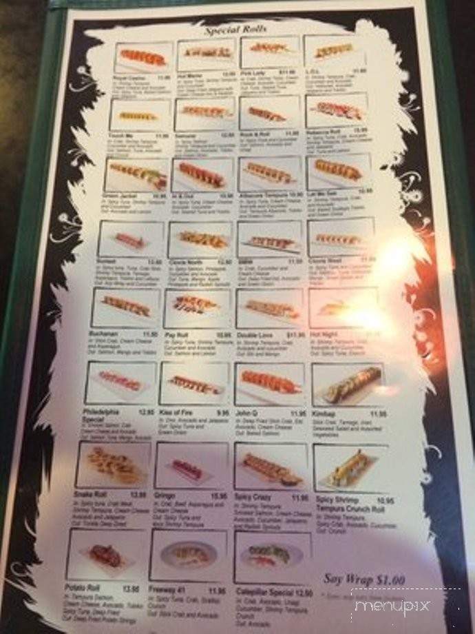 Mr Sushi #2 - Clovis, CA menu_pic