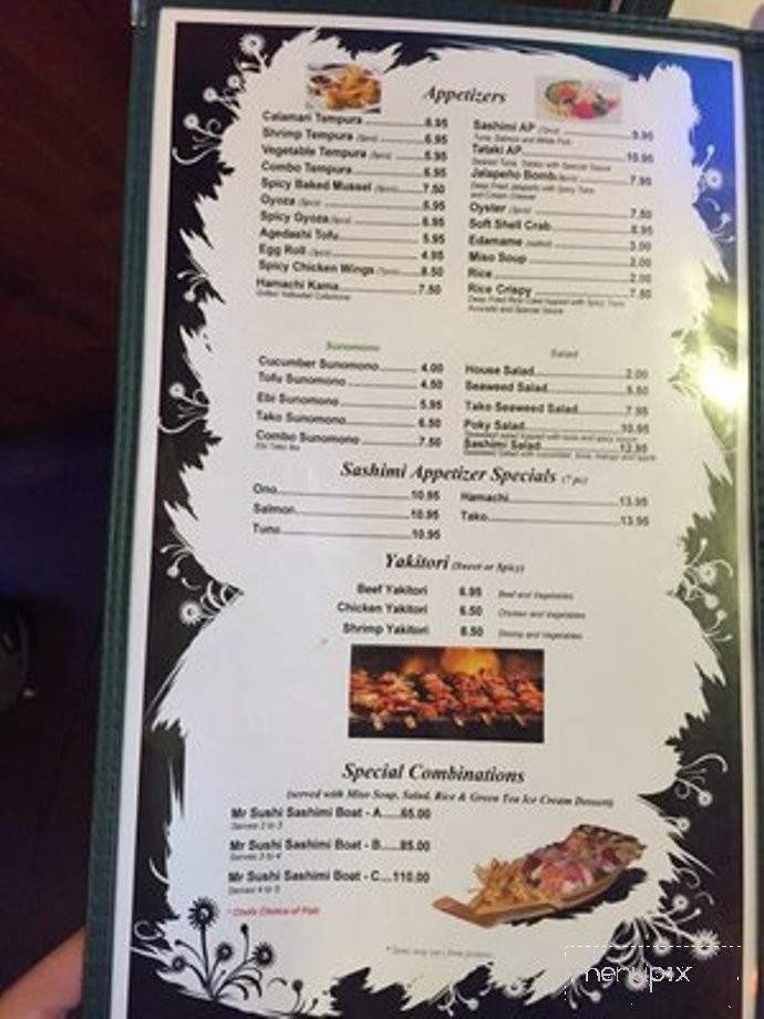 Mr Sushi #2 - Clovis, CA menu_pic