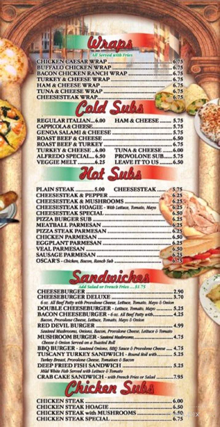 Miseno's - Newville, PA menu_pic