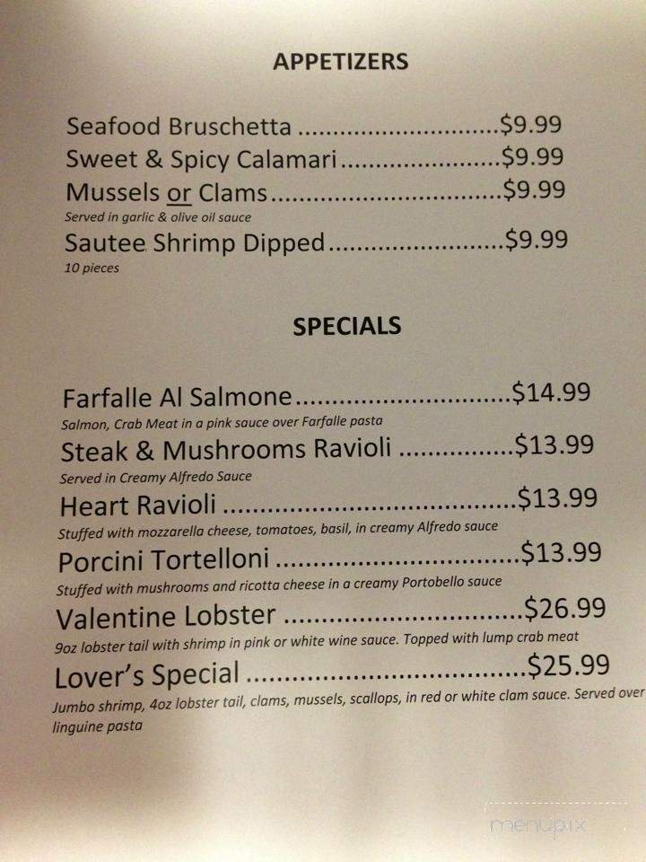 Miseno's - Newville, PA menu_pic