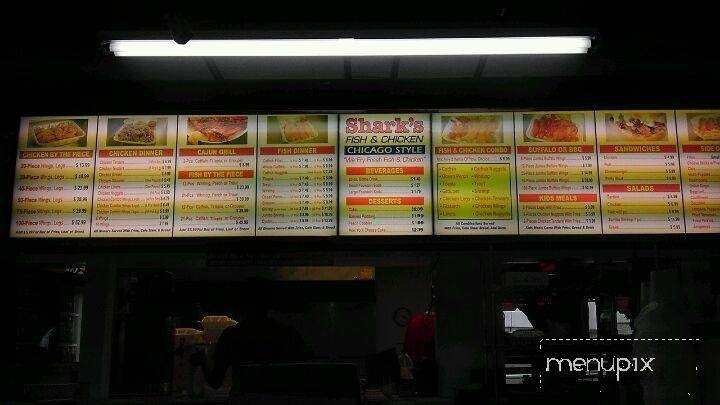 Sharks Fish Chicken - Huntsville, AL menu_pic