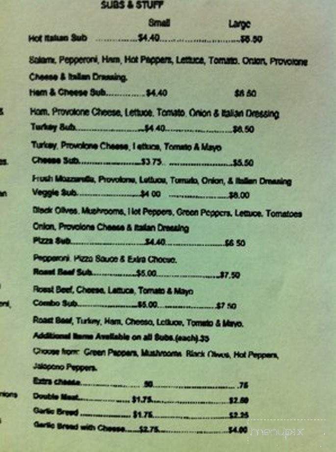Pizza Chef Gourmet Pizza - Florence, AL menu_pic