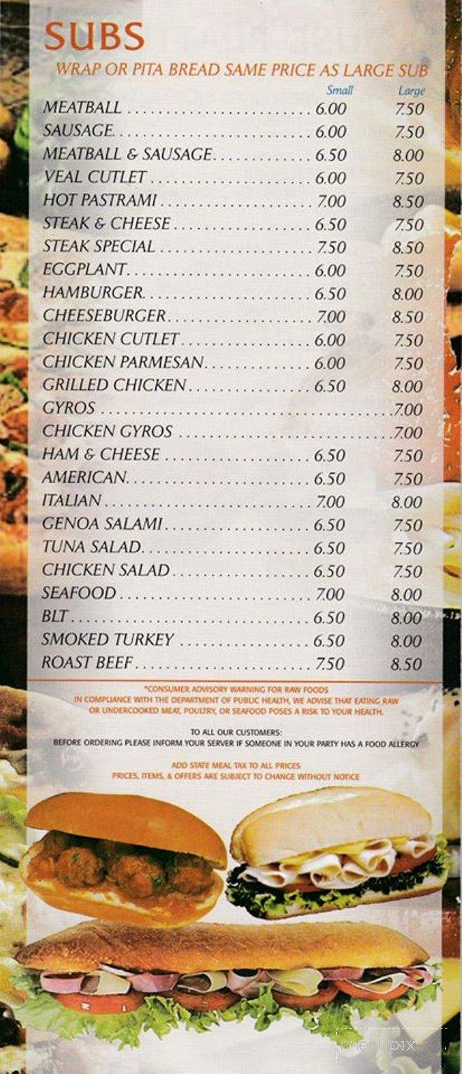 Paxton House Of Pizza - Paxton, MA menu_pic