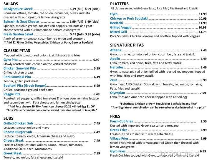 Souvlaki Boys - Lancaster, PA menu_pic