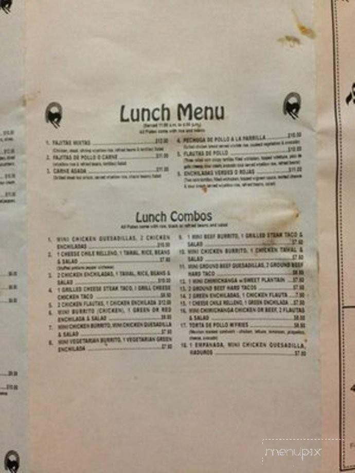 La Herradura - Mamaroneck, NY menu_pic