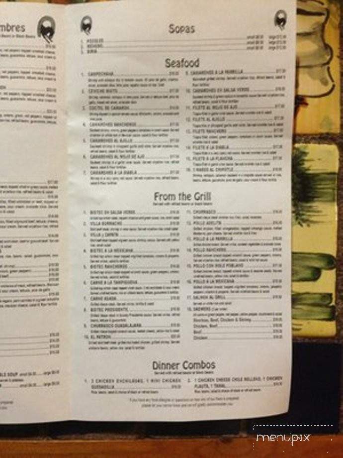 La Herradura - Mamaroneck, NY menu_pic