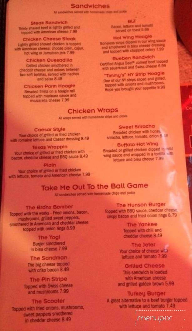 Y Knot Pub & Eatery - Elmhurst, PA menu_pic