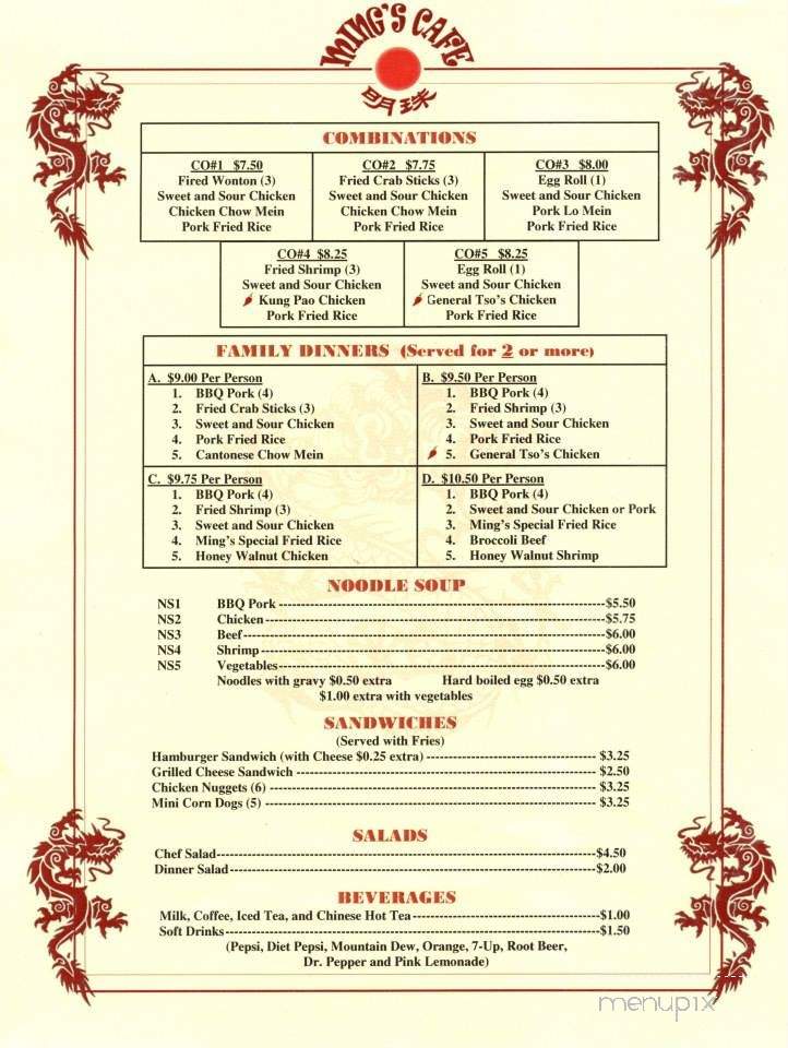 Ming's Cafe - Pocatello, ID menu_pic