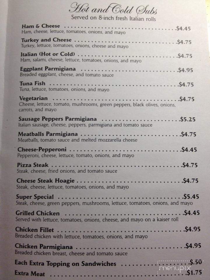Giovanna's Italian Eatery - Madison, VA menu_pic