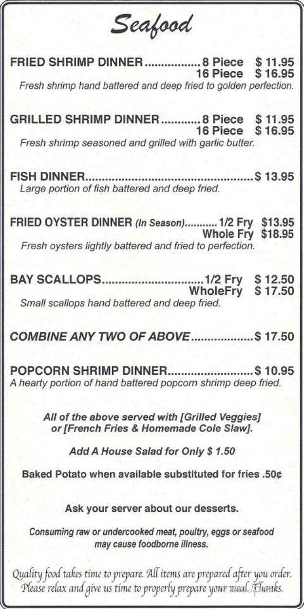 Brown Lantern - Live Oak, FL menu_pic