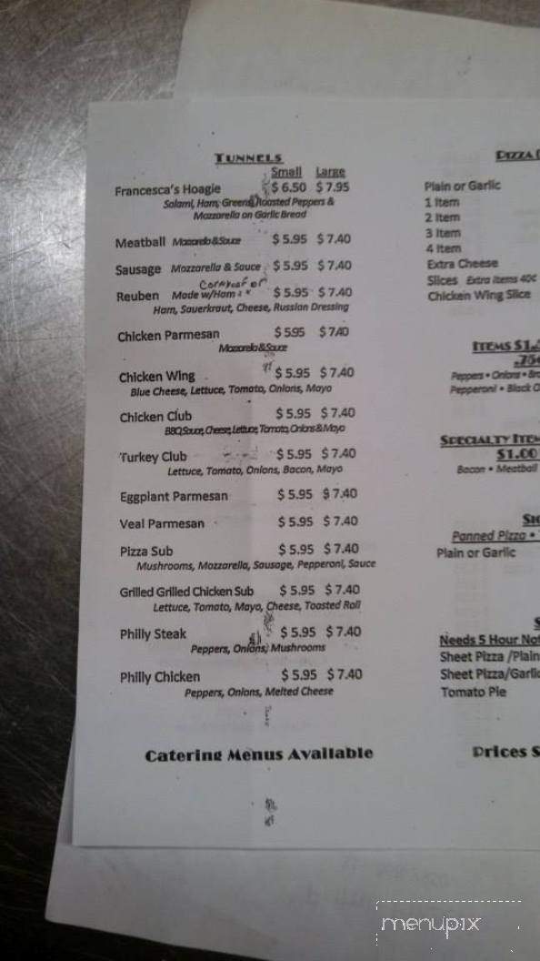 Primo Pizzeria - Ilion, NY menu_pic