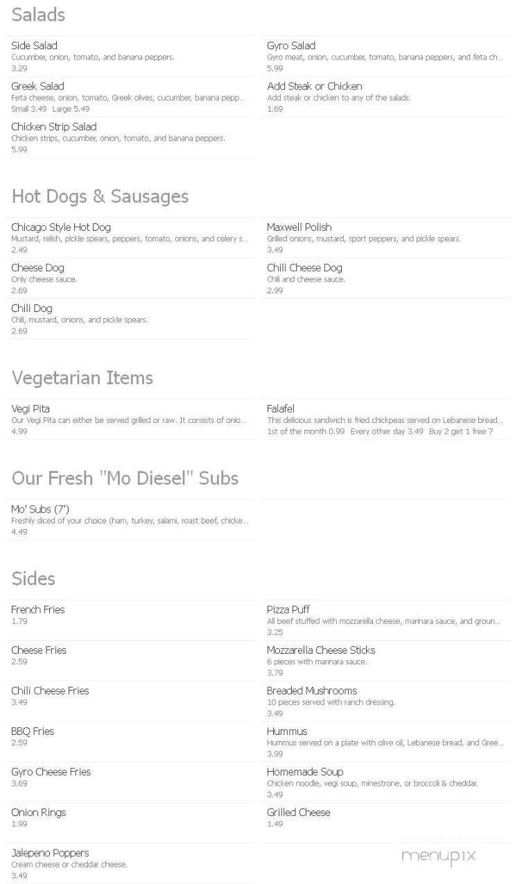 Niro's Gyros - Bourbonnais, IL menu_pic