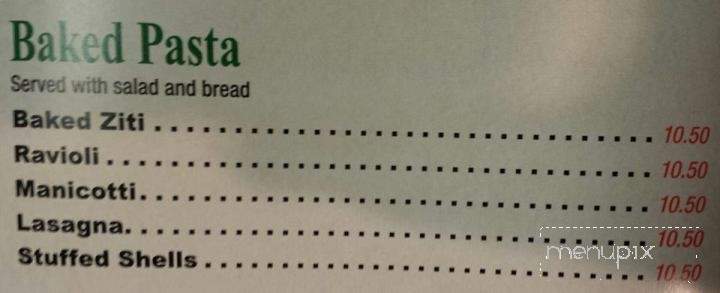 Primavera Pizza - Clifton Park, NY menu_pic