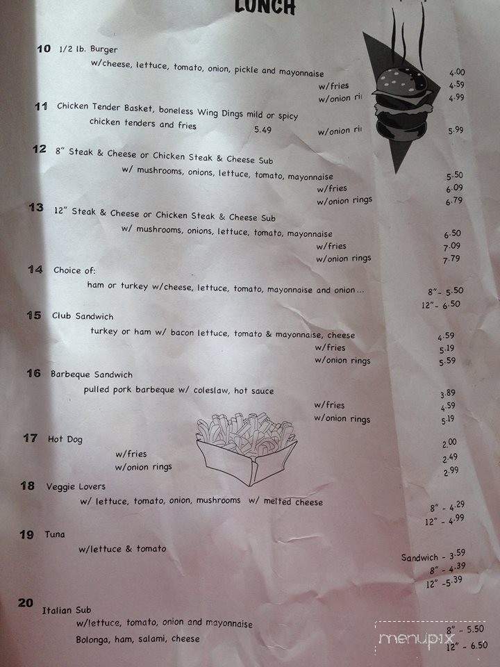 T & T Deli - Fredericksburg, VA menu_pic