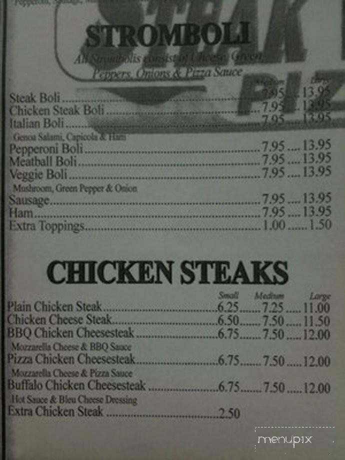 Steak-Works - Wilmington, DE menu_pic