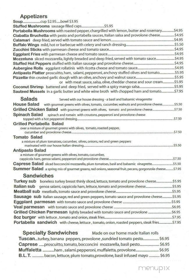 Scotti's Italian Eatery - Cleveland, OH menu_pic