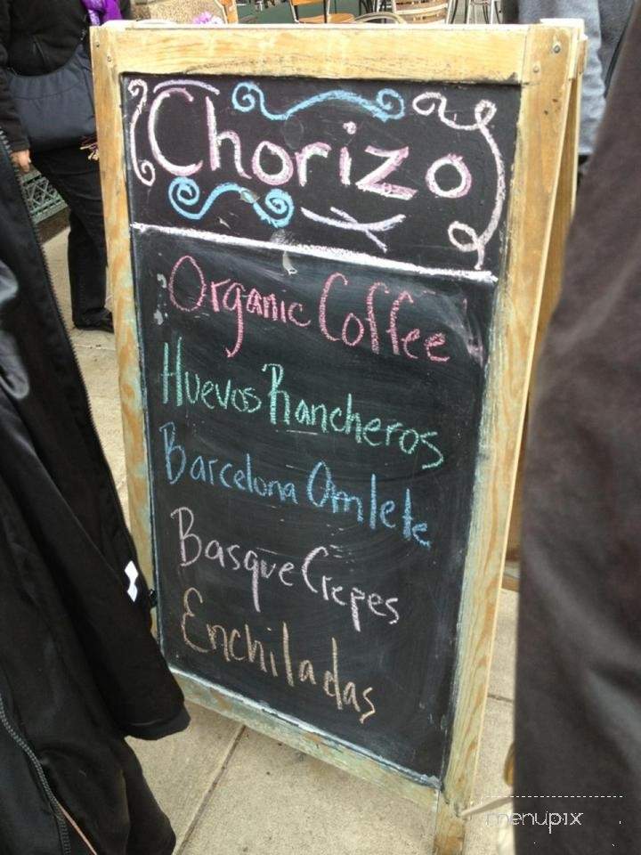 Chorizo - Asheville, NC menu_pic