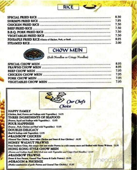 Emperor's City Asian Restaurant - Orting, WA menu_pic