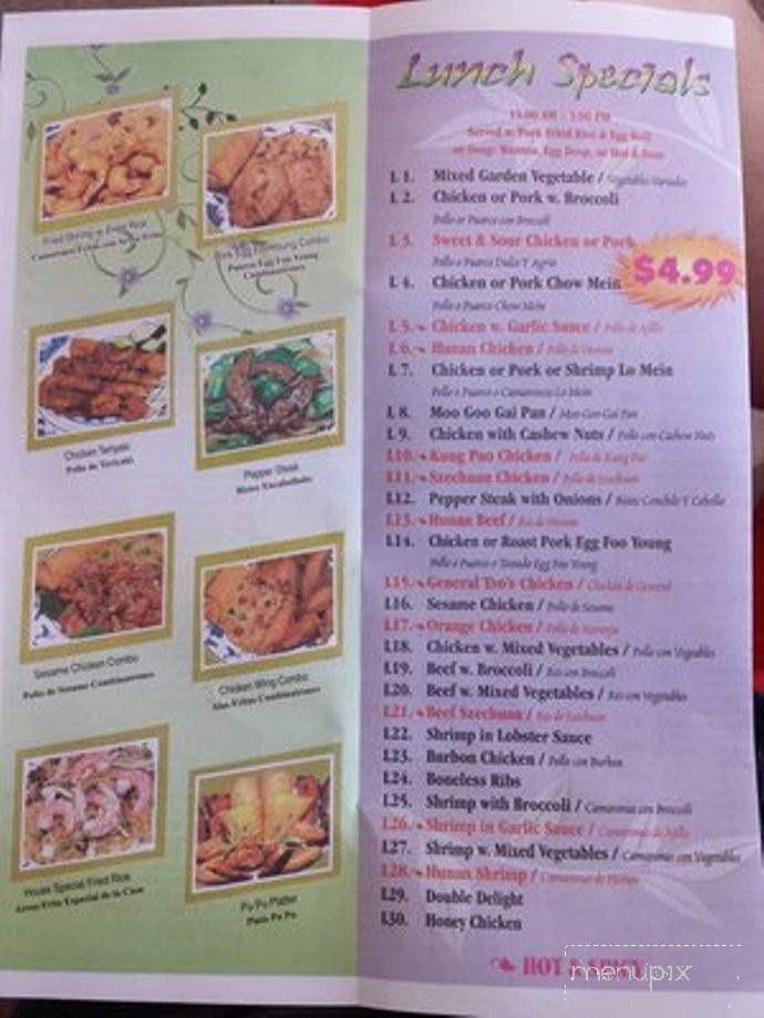 China Sun - Orlando, FL menu_pic