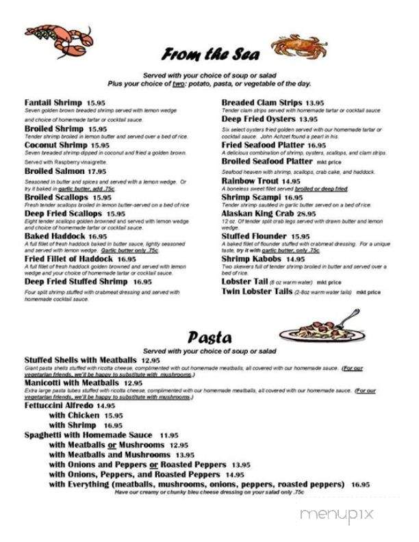 Antique Inn - Penn Yan, NY menu_pic