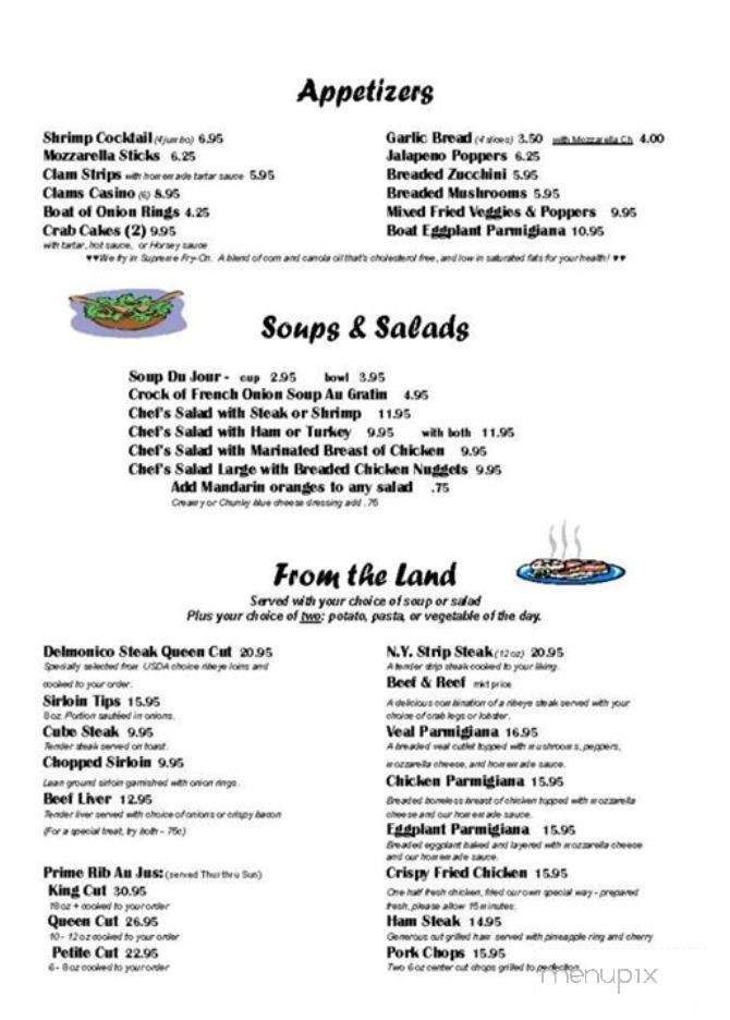 Antique Inn - Penn Yan, NY menu_pic