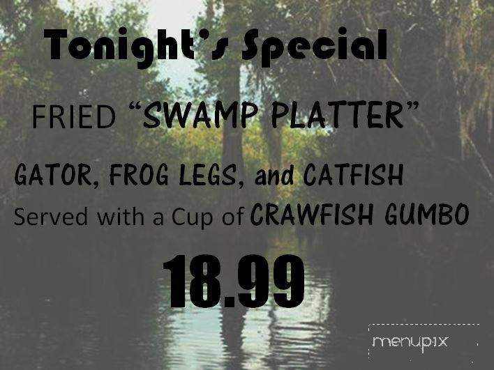 St. John Restaurant - Saint Martinville, LA menu_pic