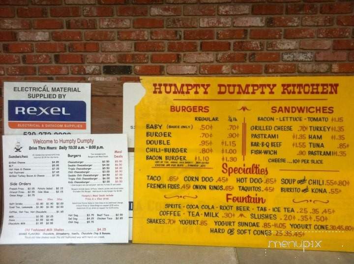 Humpty Dumpty Kitchen - Grass Valley, CA menu_pic