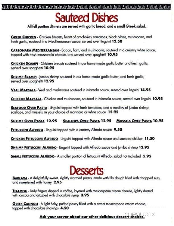 Stavros & Sons Of Eustis - Eustis, FL menu_pic