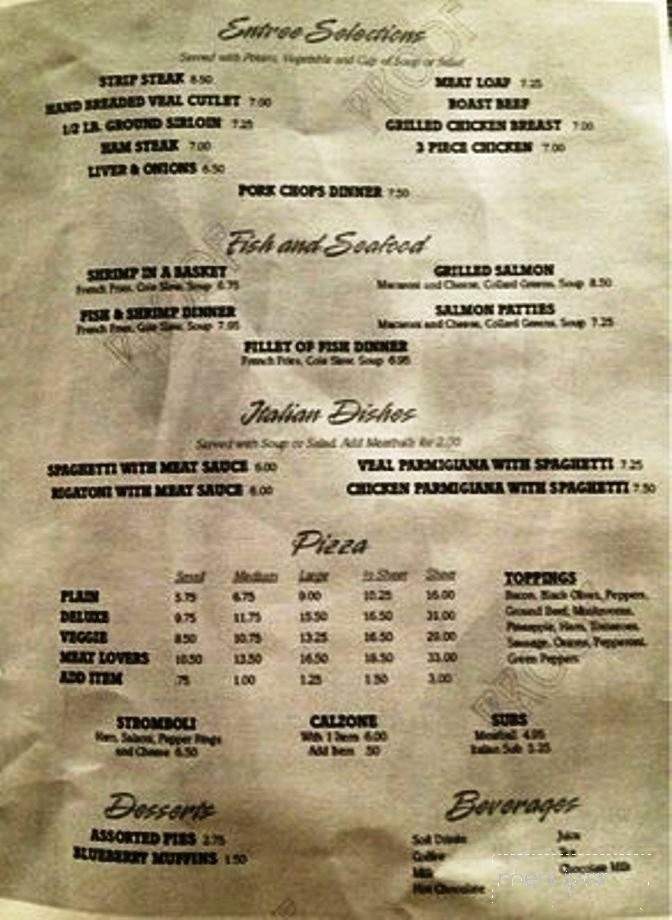 Shay's - Cleveland, OH menu_pic